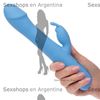 Estimulador rabbit con carga usb y 10 modos de vibracion